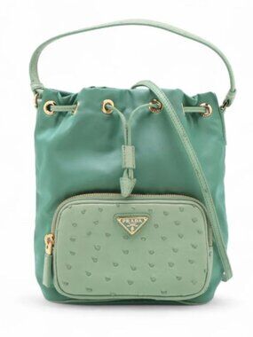 Authentic Prada Bucket Leather Bag